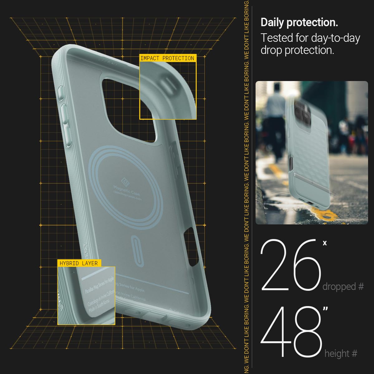 Caseology Parallax Mag iPhone 16 Pro Case with Ergonomic Design