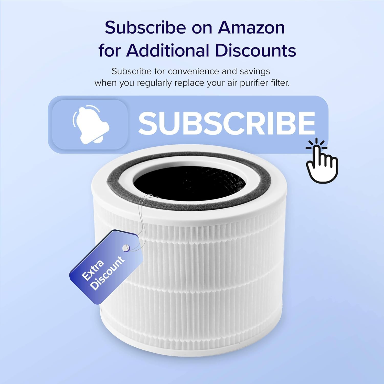 Levoit Core 300 Air Purifier Filter for Odor Removal