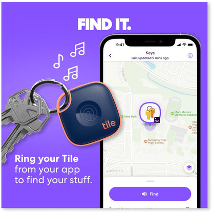 Tile Mate Bluetooth Tracker 4-Pack for Easy Item Finding