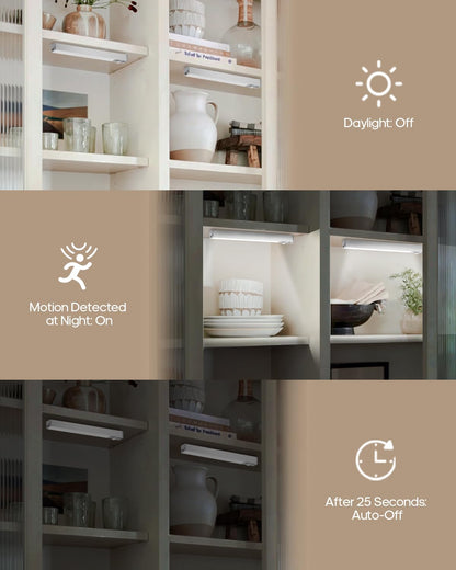 6 Pack LED Under Cabinet Lights Wireless Charging Station