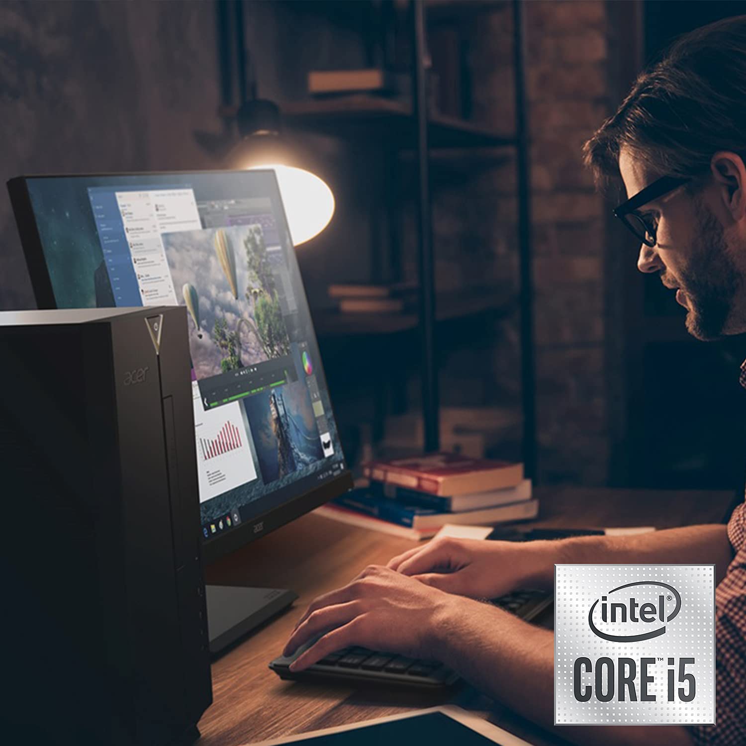Acer Aspire TC Desktop with Fast Intel Core i5 Processor