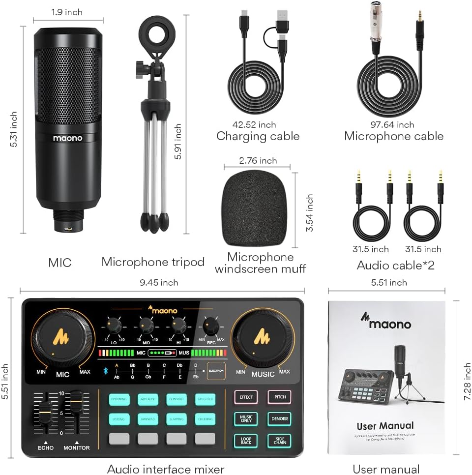 MaonoCaster Lite AU AM200 S1 All In One Podcast System