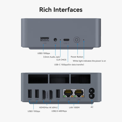 Beelink EQI12 Mini PC with Powerful Intel Core i7