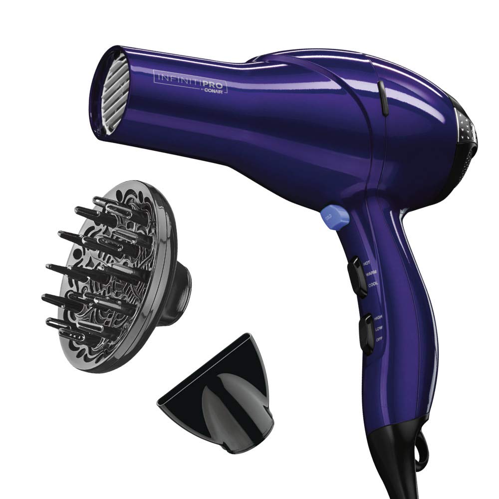 InfinitiPRO Hair Dryer With Diffuser For Faster Drying