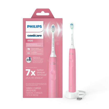 Philips Sonicare 4100 Electric Toothbrush for Superior Plaque Removal
