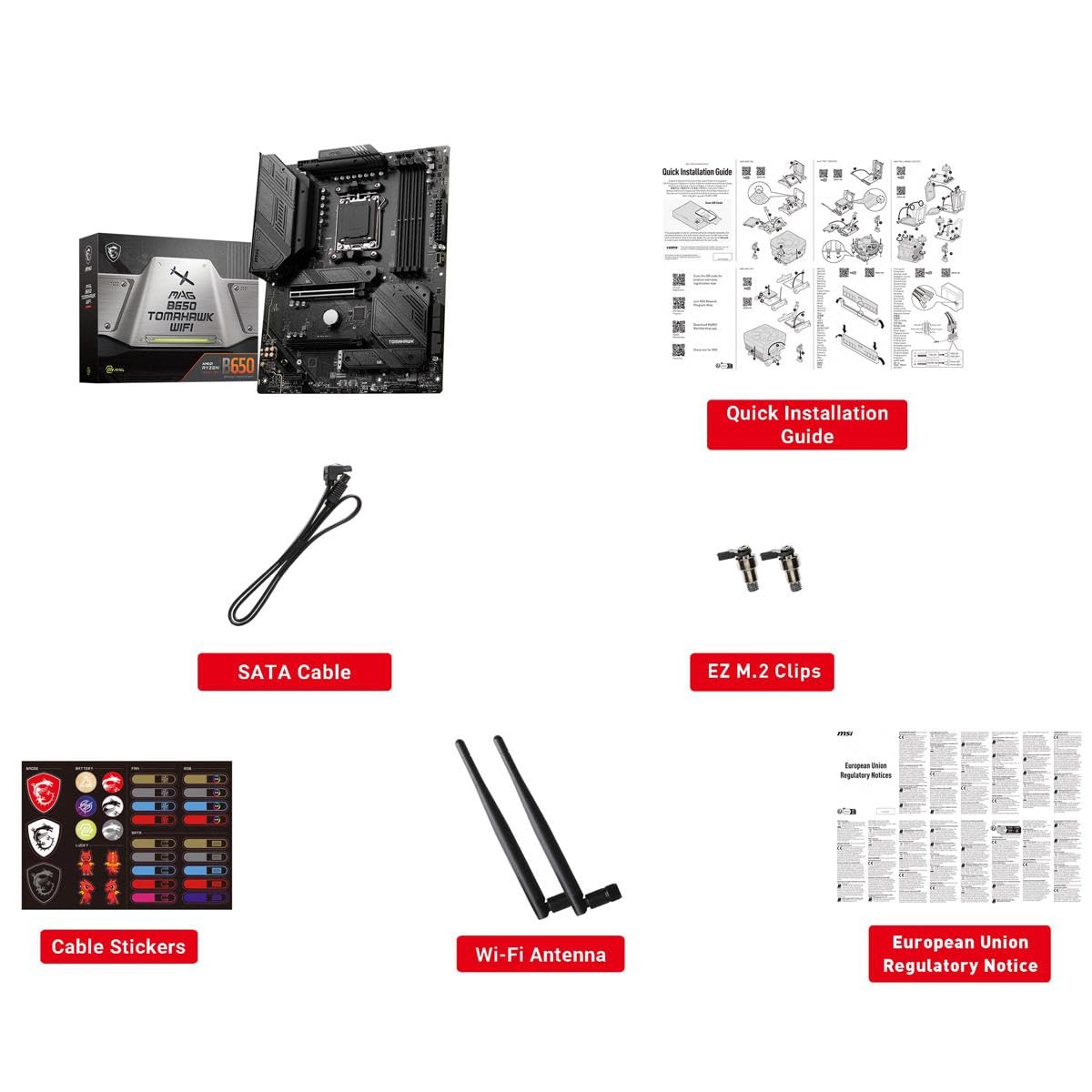 MSI MAG B650 Tomahawk WiFi Gaming Motherboard for High Performance