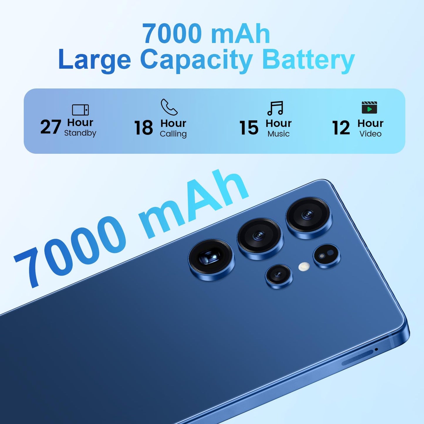 MMY I25 Ultra Unlocked Phone Built In Pen 6.99in 16GB 512GB Android 14 5G Green