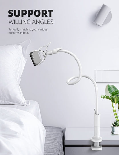 Lamicall Gooseneck Phone Holder for Bed Overhead Mount