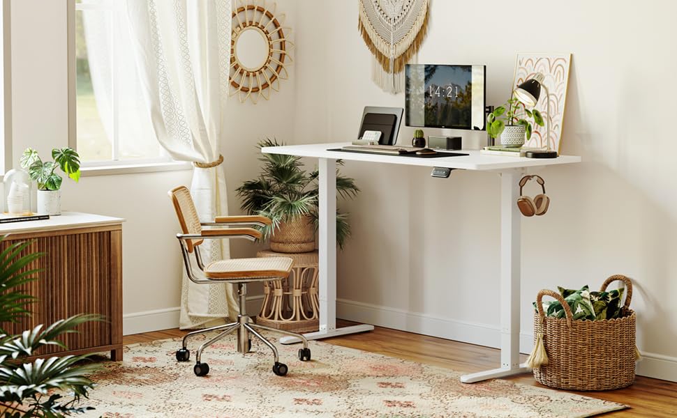 CubiCubi Adjustable Electric Standing Desk for Comfort