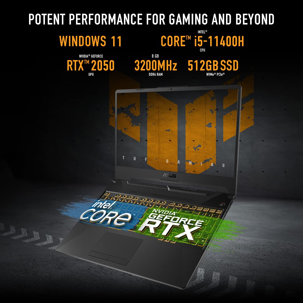 ASUS TUF Gaming A14 Laptop with High Performance Display