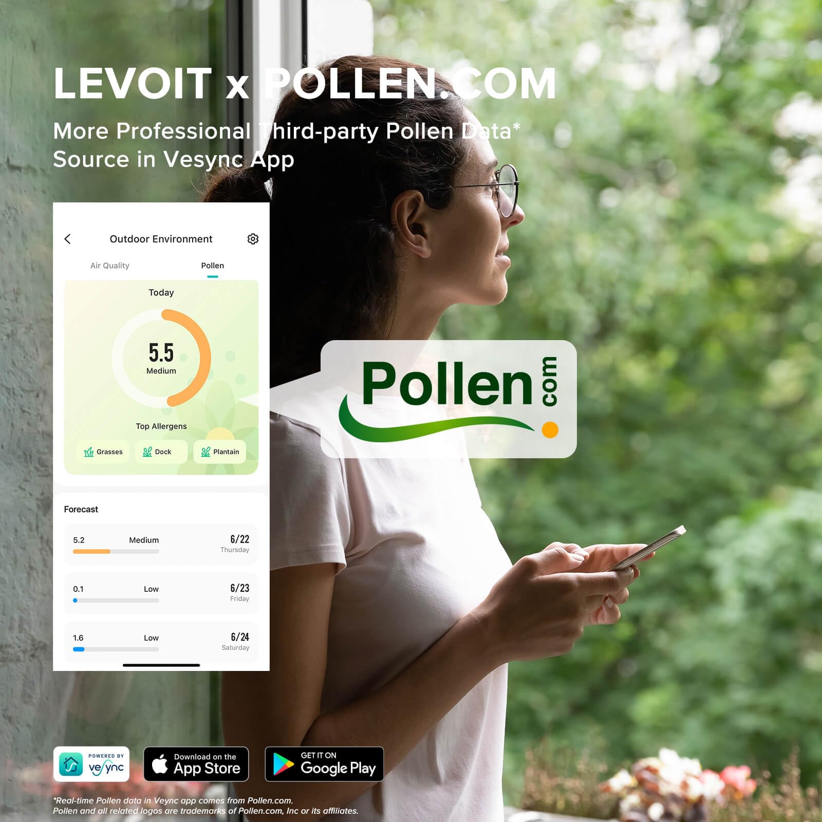 Levoit Smart Air Purifier for Large Rooms