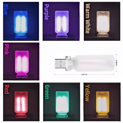 Retro Car Lamp Touch USB LED Night Light Ambient Decor Desk
