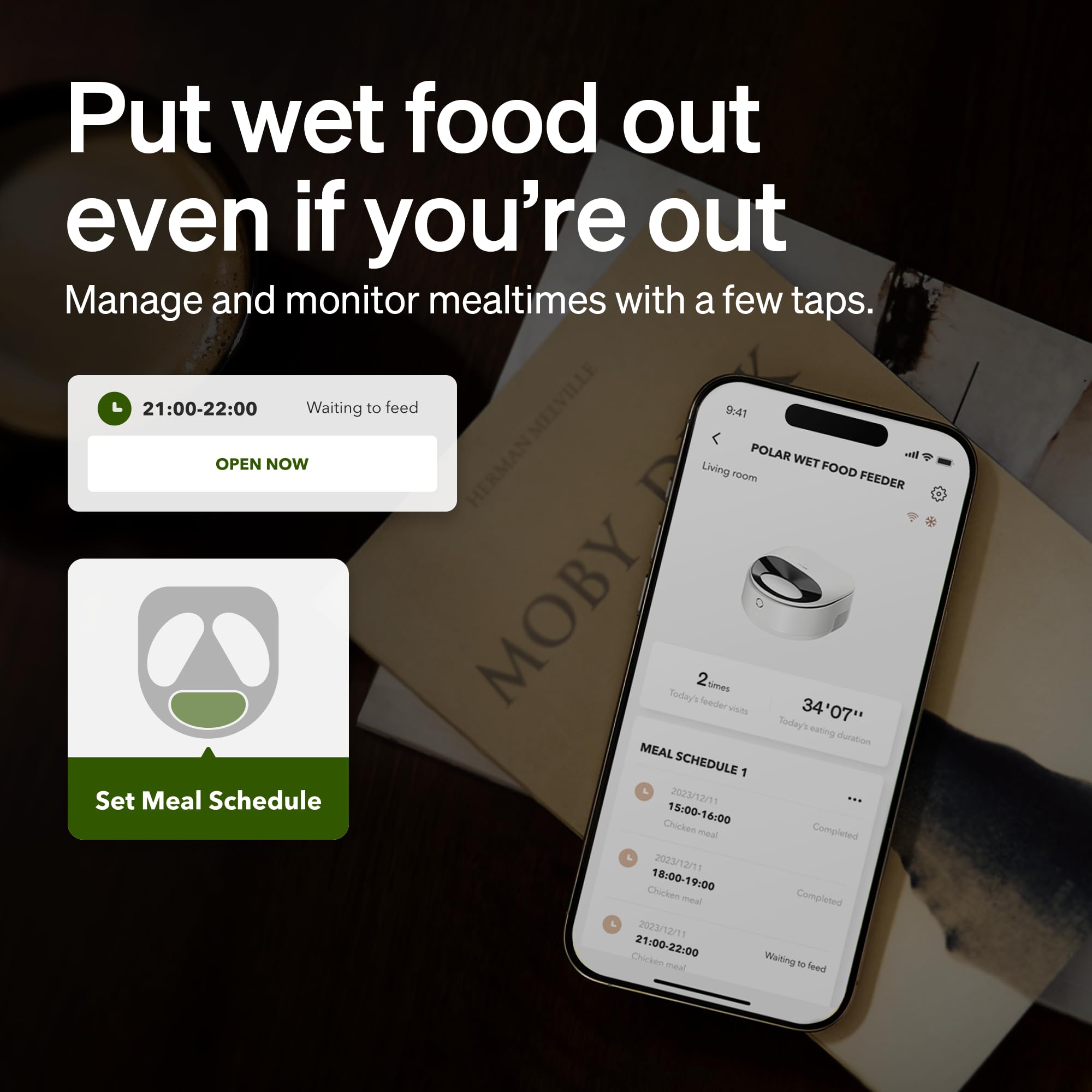 Automatic Cat Feeder with App Control and Freshness