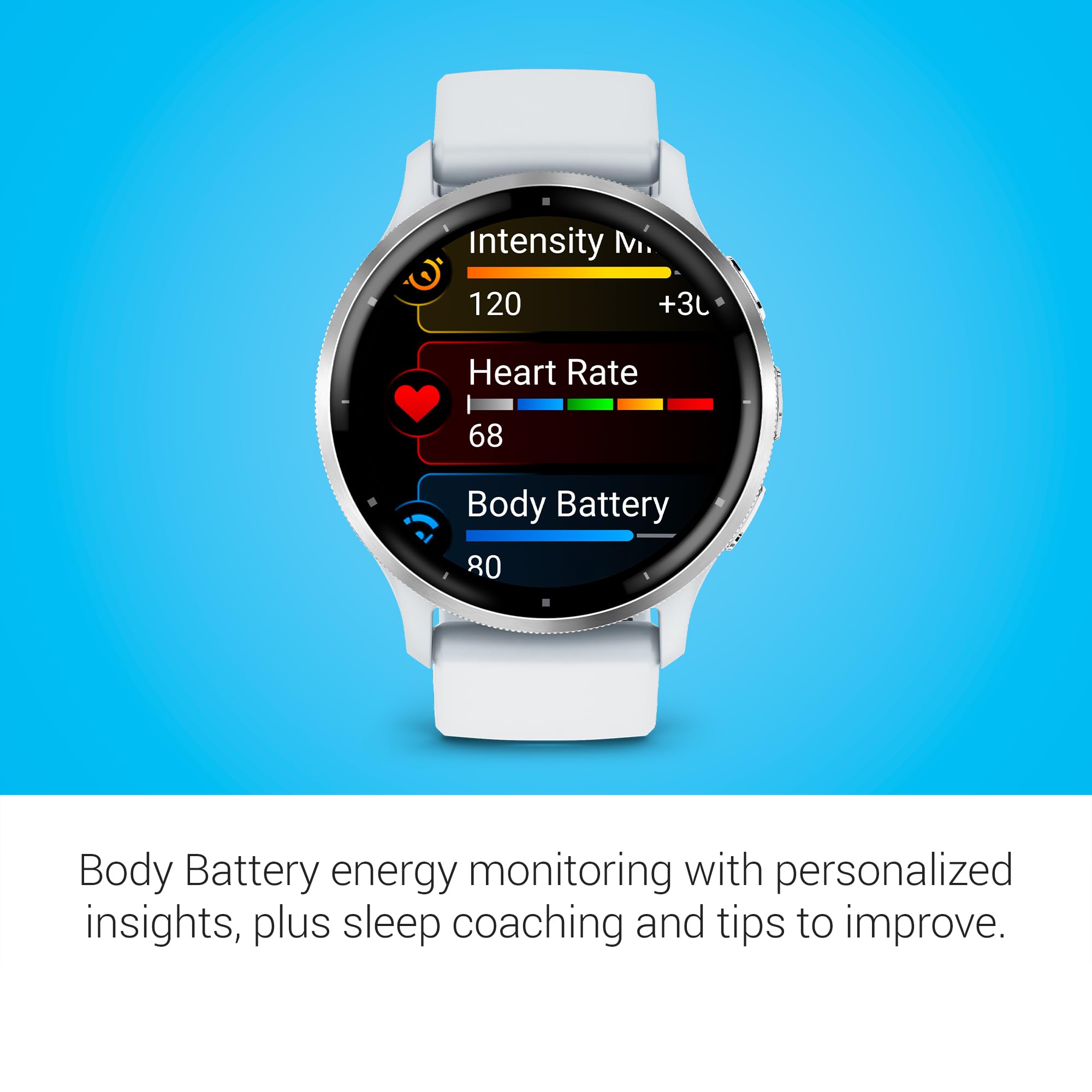 Garmin Venu 3S Smartwatch AMOLED Display Long Battery Life