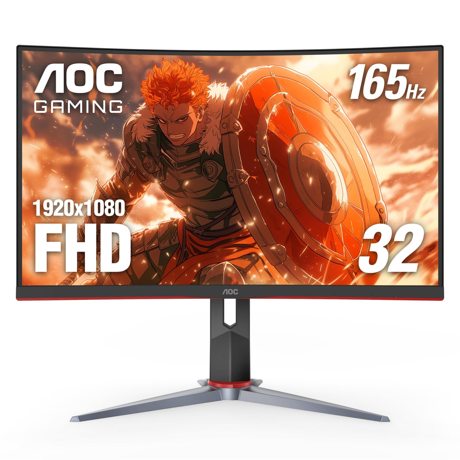 AOC 27 Inch Curved Gaming Monitor with 240Hz Refresh Rate