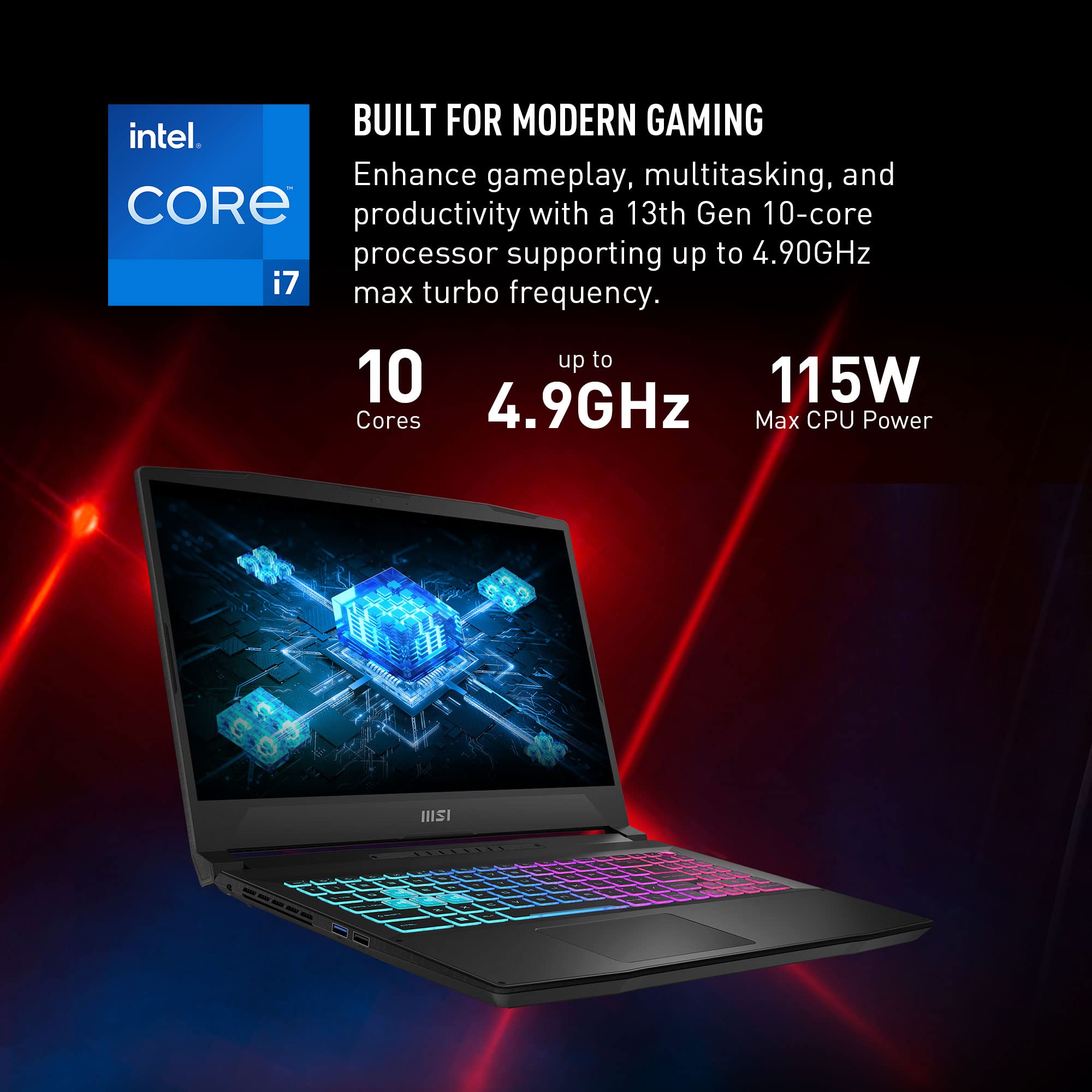 MSI Katana 17 Gaming Laptop with Intel i7 and RTX 4060