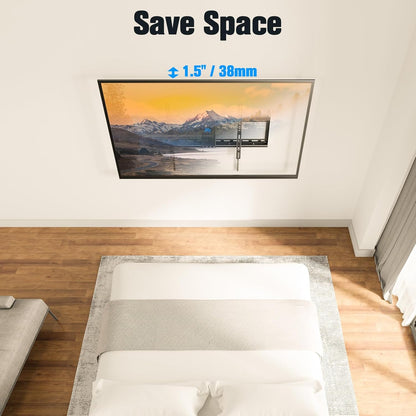 Mounting Dream Tilt TV Wall Mount For 37 To 75 Inch TV 132lb