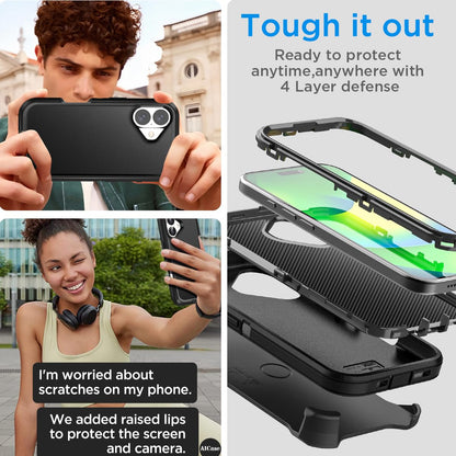 AICase Belt Clip Holster Case For IPhone 17 Pro Max 6 Inch