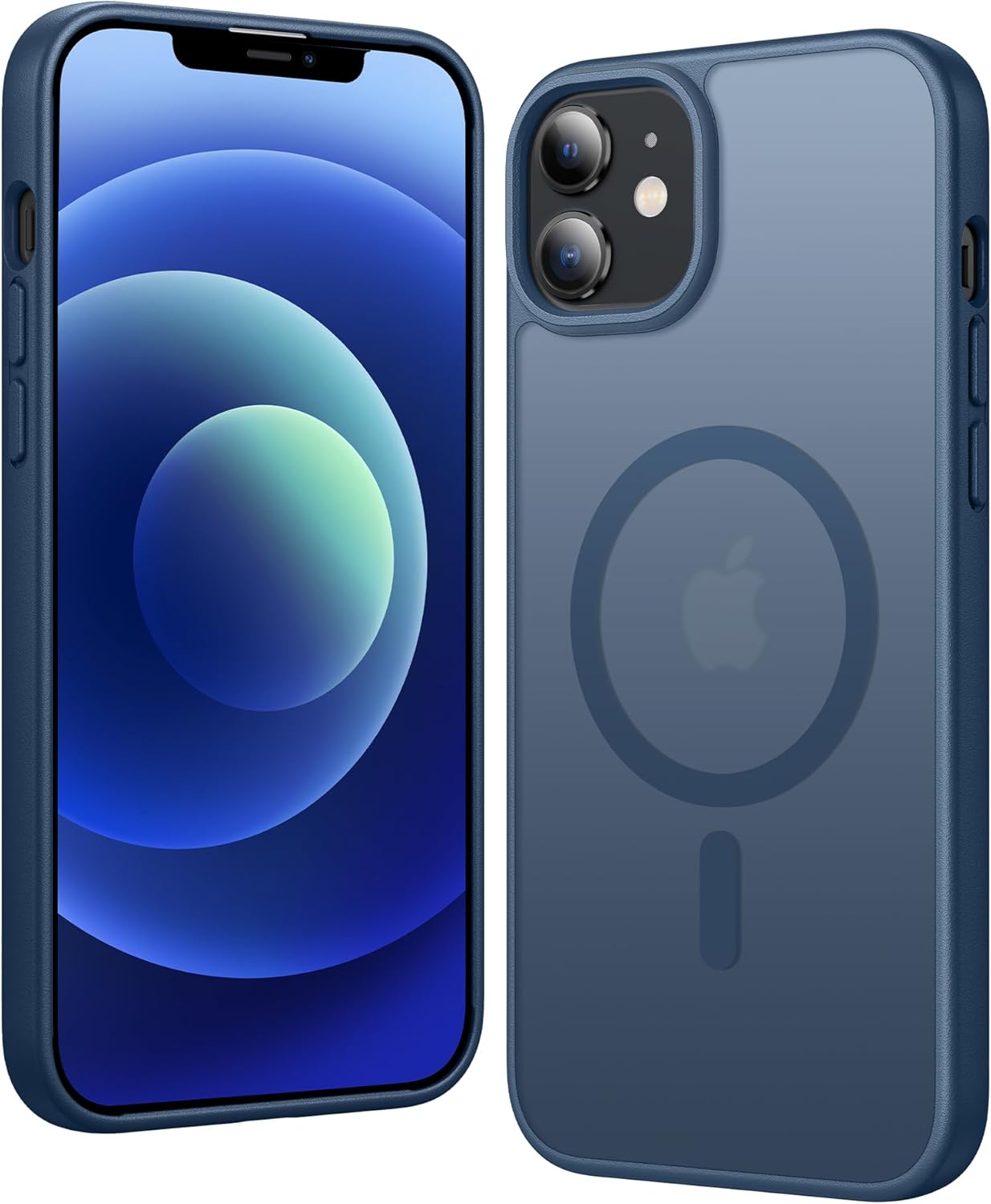 FNTCASE IPhone 16 Case Clear Magnetic MagSafe Screen Protector Drop Proof Rugged