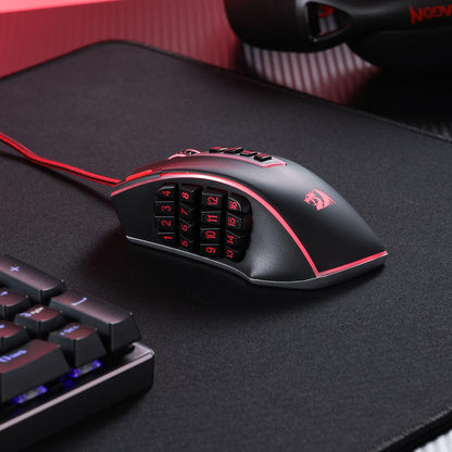 Redragon M908 RGB Gaming Mouse with 12 Programmable Buttons