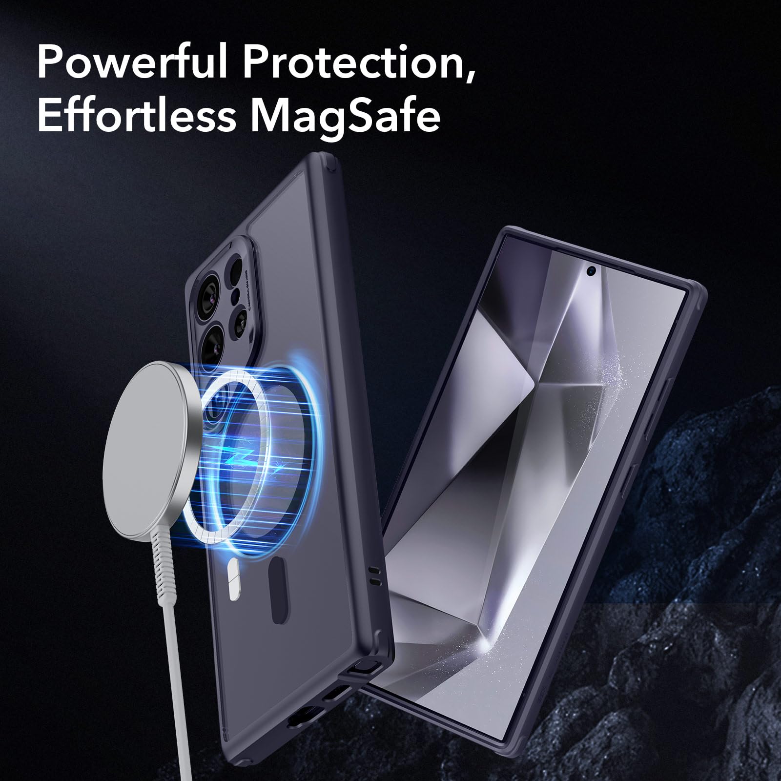 ESR Clear Black Case for Samsung Galaxy S25 Ultra