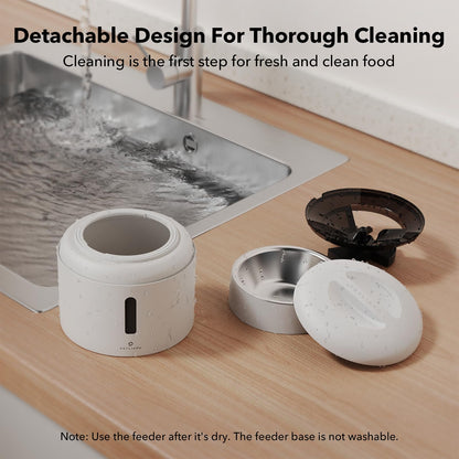 Automatic Cat Feeder with Freshness Preservation and Timed Meals