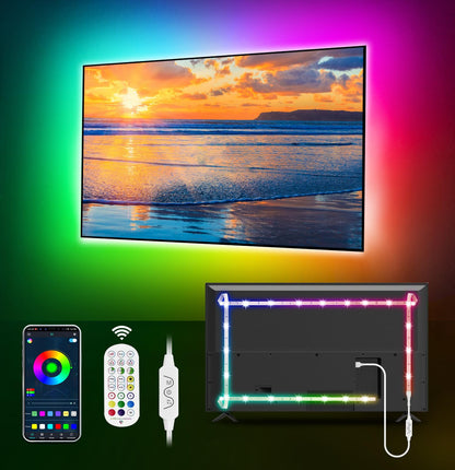 MATICOD RGB LED TV Strip With App Control MusicSync