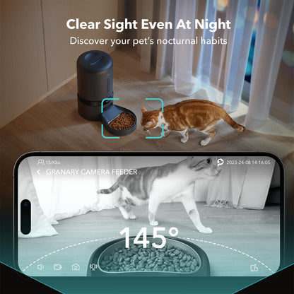 PETLIBRO Automatic Cat Feeder with HD Camera and Alerts