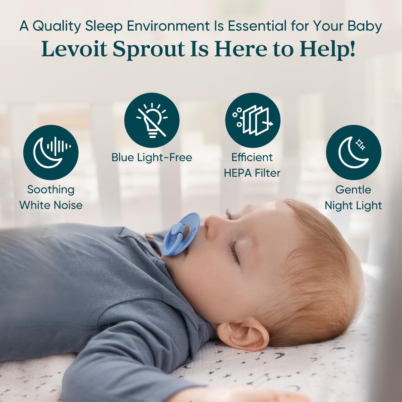 Levoit Smart Air Purifier for Large Rooms