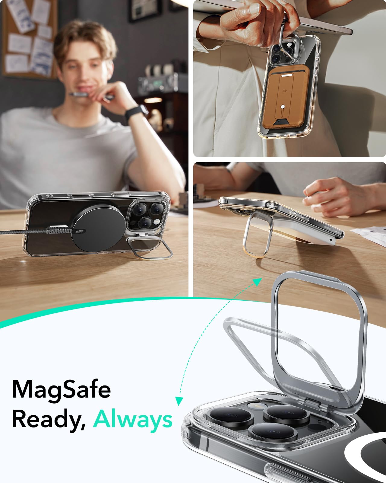 Military-Grade Clear Case for iPhone 16 Pro Max