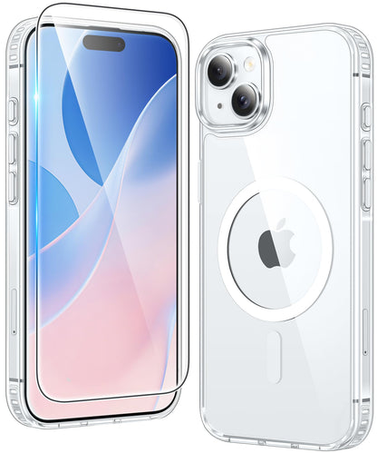 FNTCASE Clear Case For iPhone 17 Pro Max Screen Protector