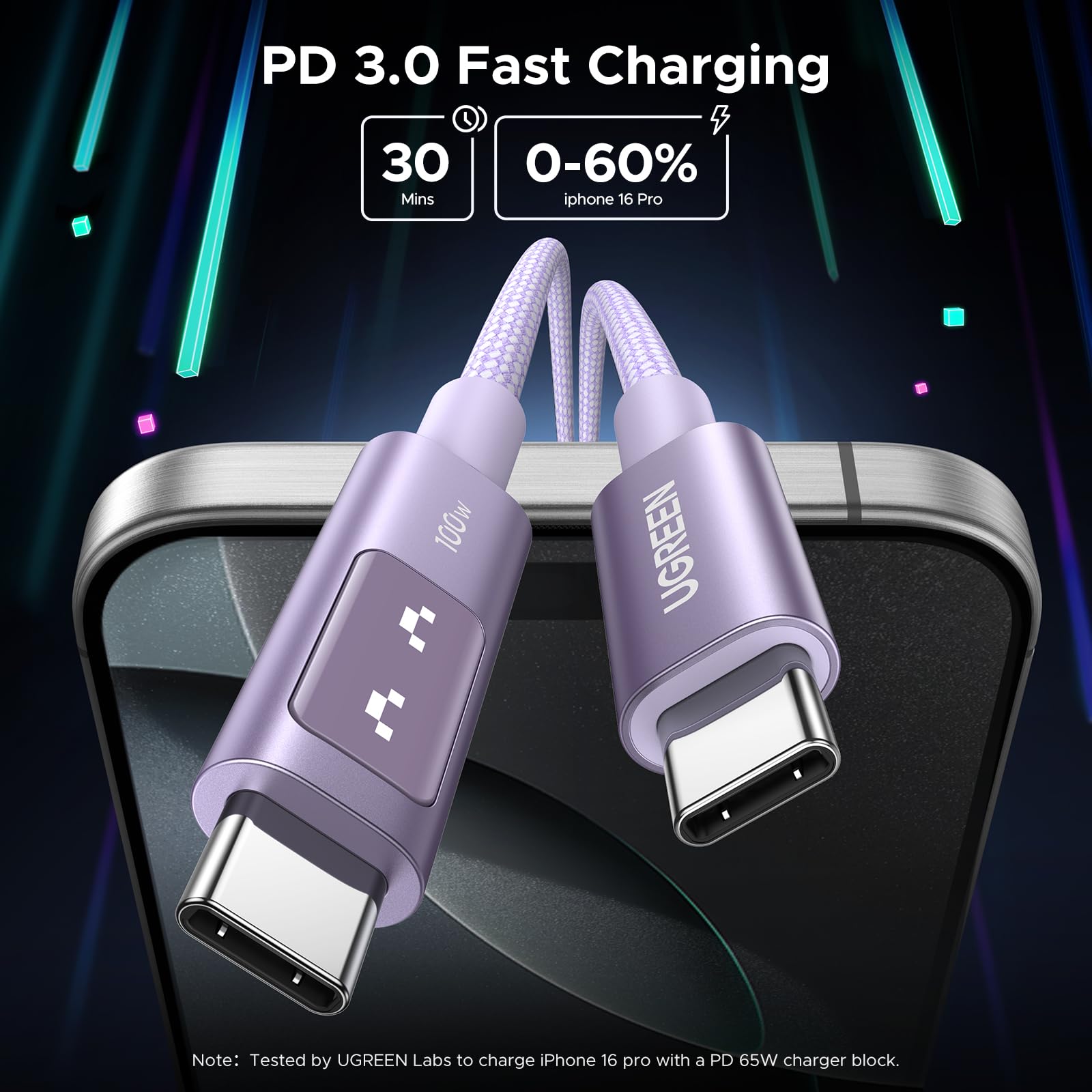 UGREEN USB C to USB C Cable 100W Fast Charging