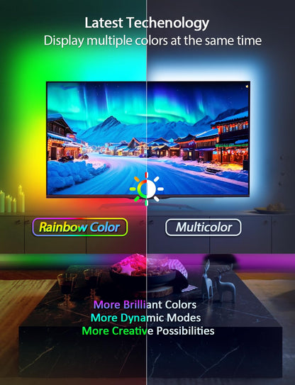 MATICOD RGB LED TV Strip With App Control MusicSync