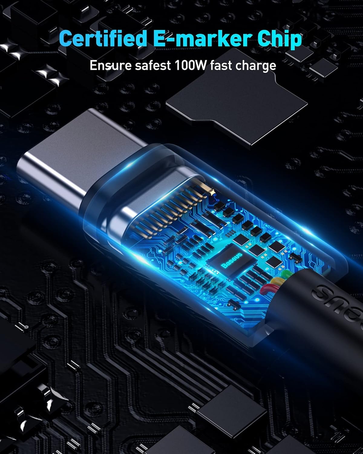 Baseus 100W Fast Charging USB C Cable for All Devices