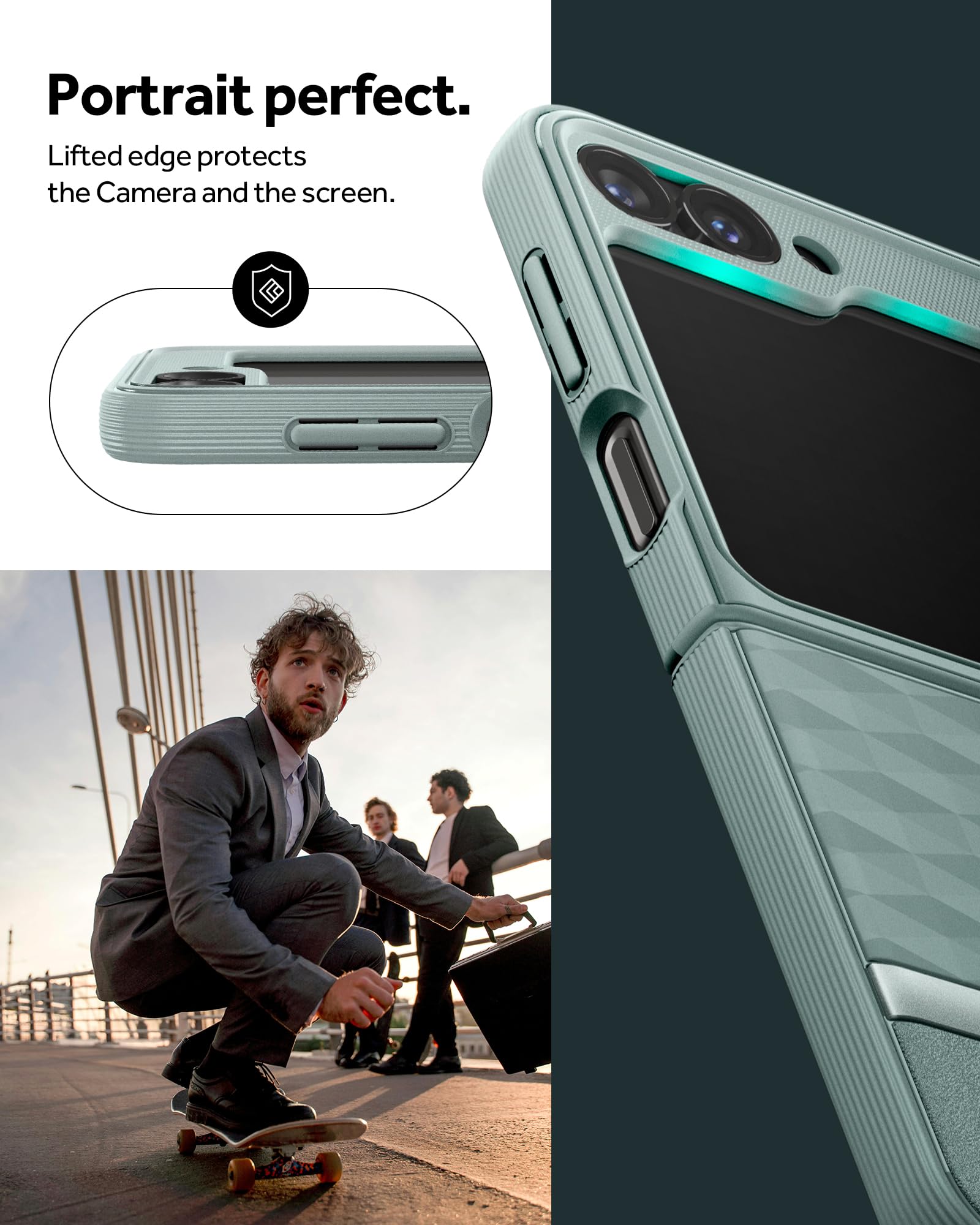 Caseology Parallax Ergonomic Protective Case for Galaxy Z Flip 6