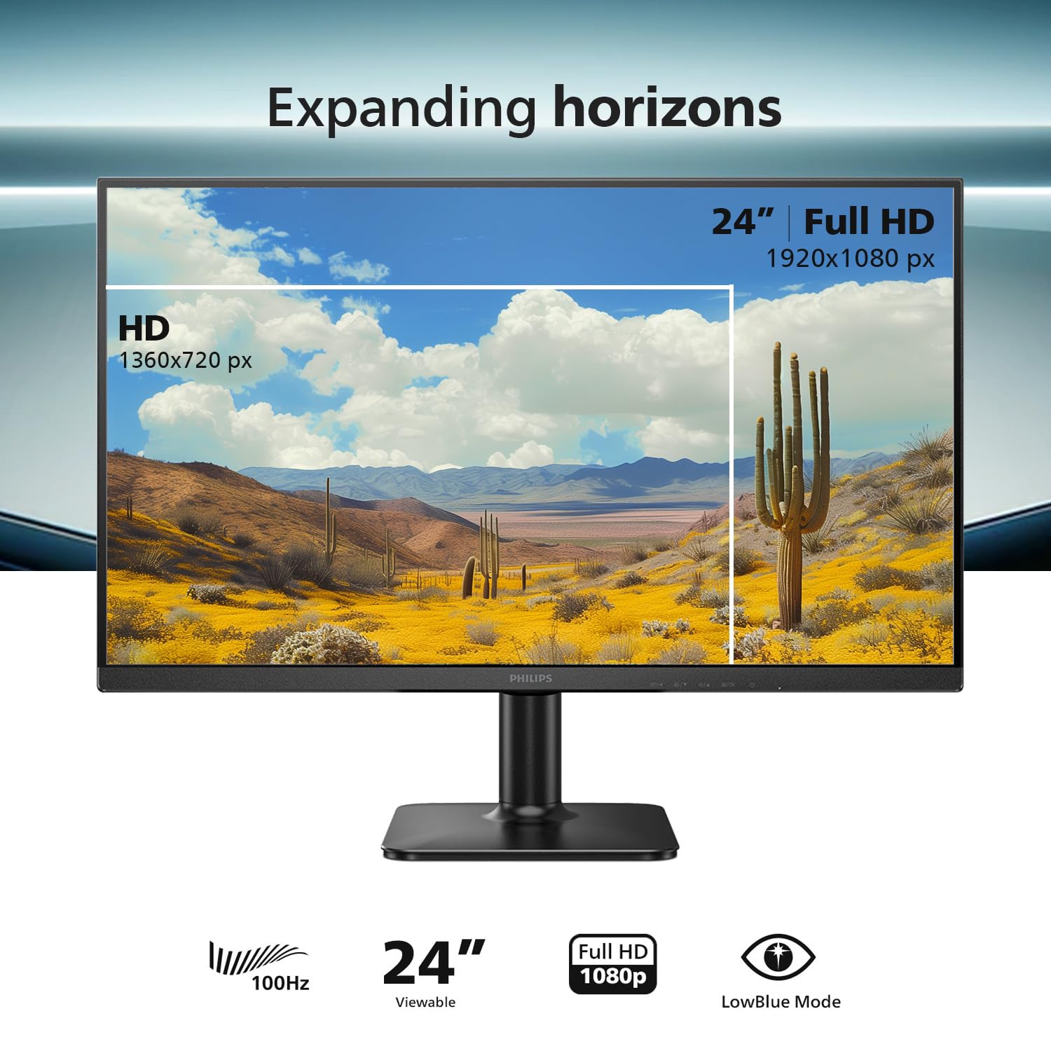 Philips 24 Inch Full HD Monitor with Eye Care Technology