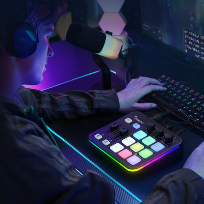 MaonoCaster G1 NEO Gaming Audio Mixer With Pro Preamp RGB