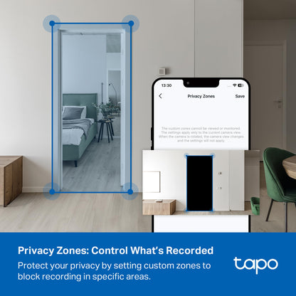Tapo C100 1080P Indoor Security Camera with Night Vision