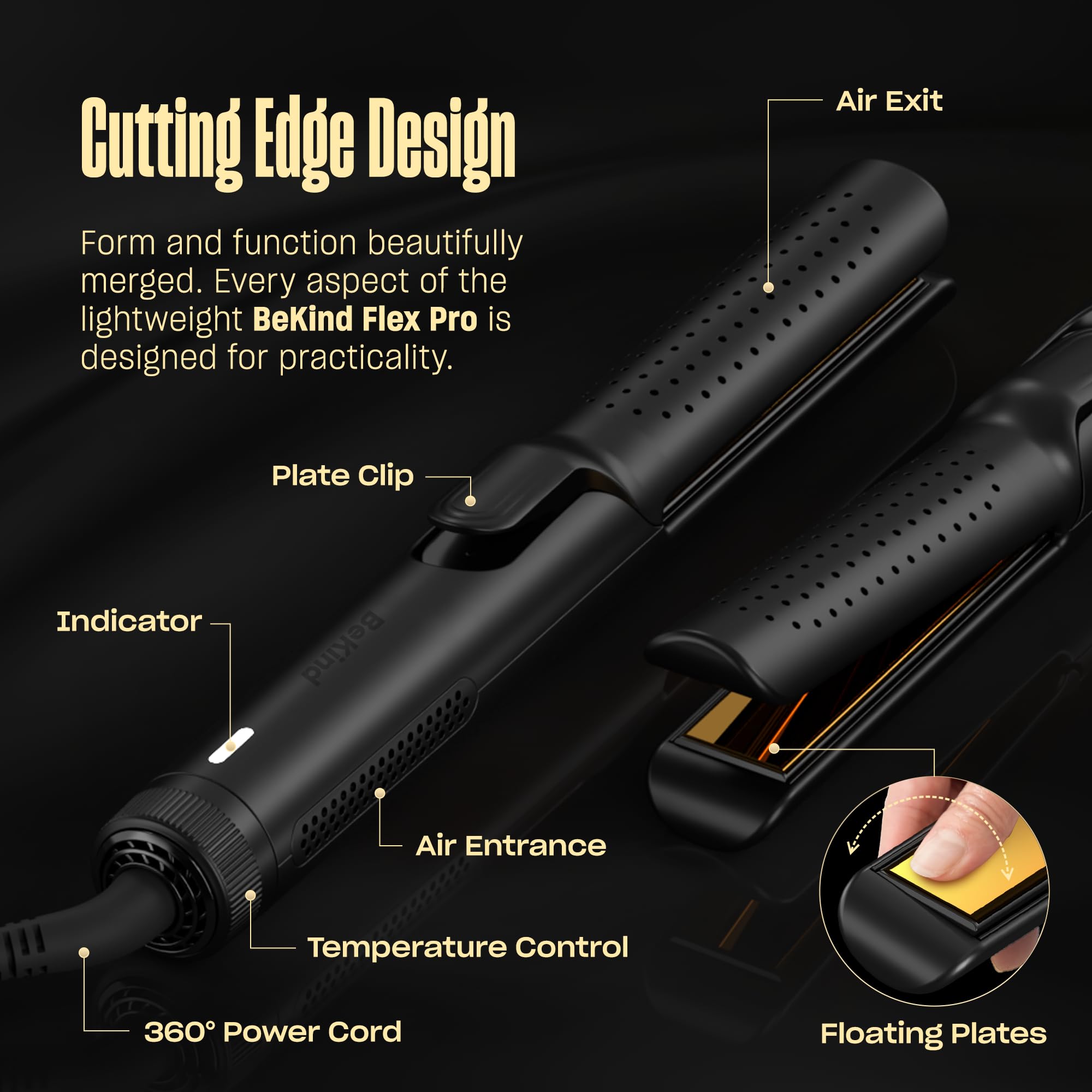 2 in 1 Hair Straightener and Curler for Effortless Styling