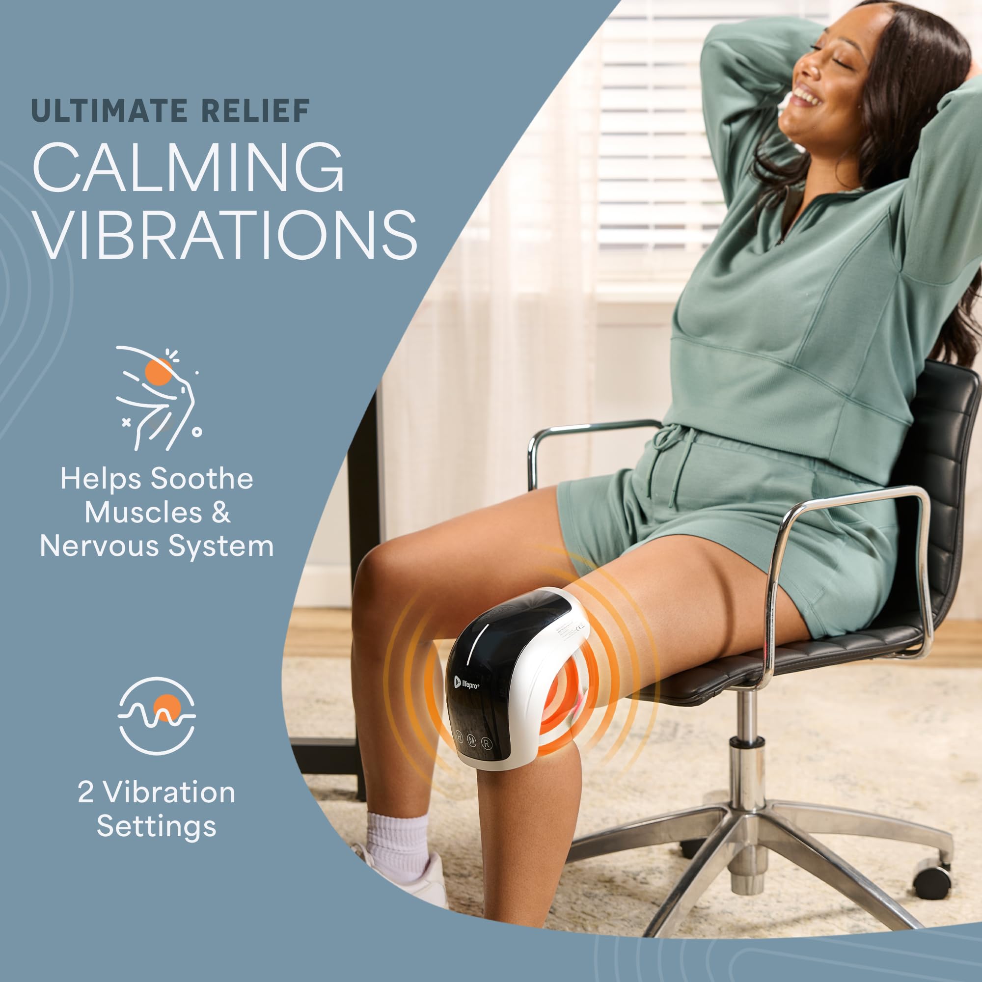 Portable Red Light Therapy Knee Brace for Pain Relief