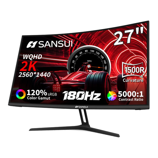 Sansui 24 Inch Eye Care Monitor With HDMI And VGA Ports