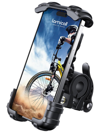 Lamicall Bike Phone Holder for Motorcycle Handlebar Clamp