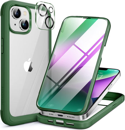 Miracase Glass Series iPhone 11 Rugged Case 6.1 9H Purple