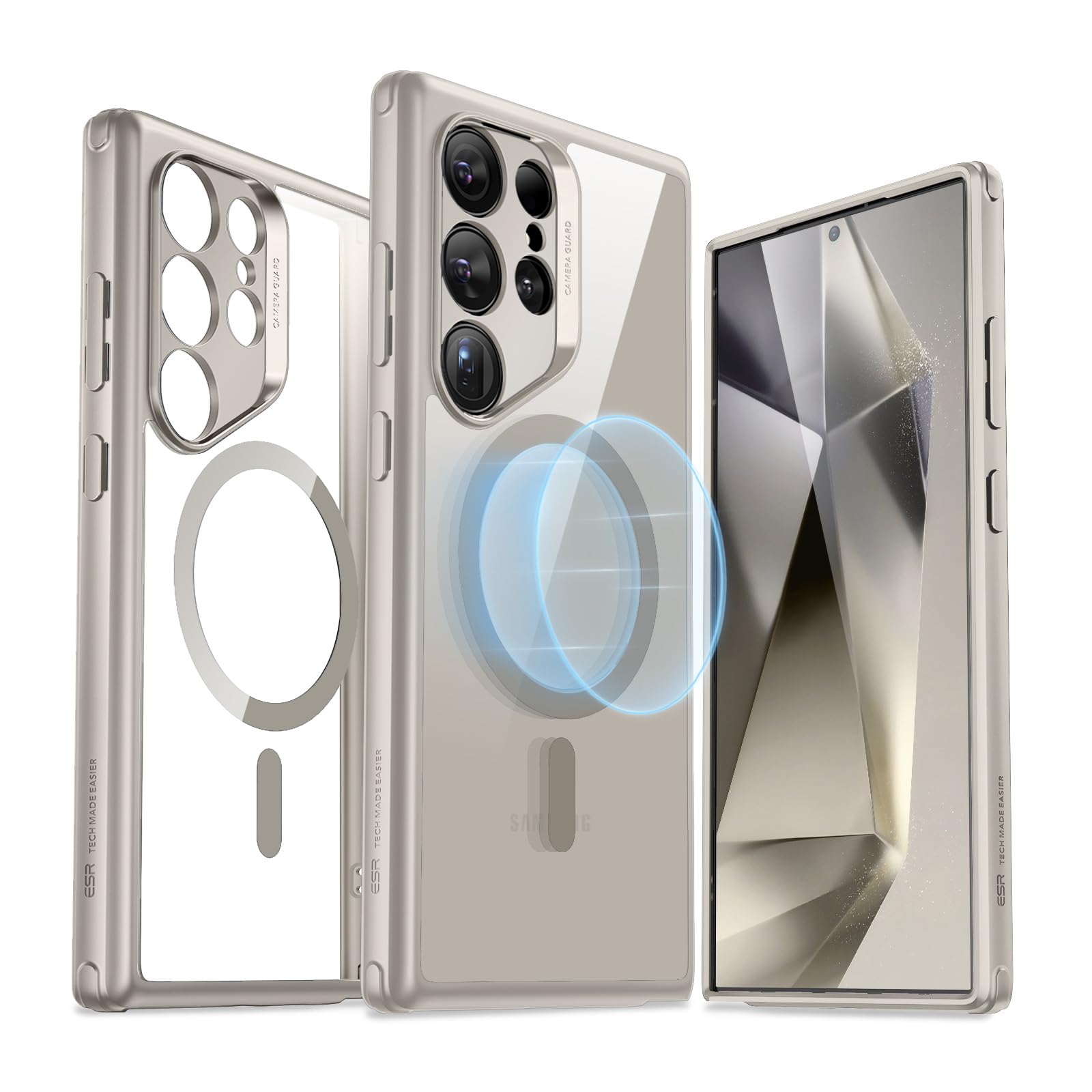 ESR Clear Black Case for Samsung Galaxy S25 Ultra