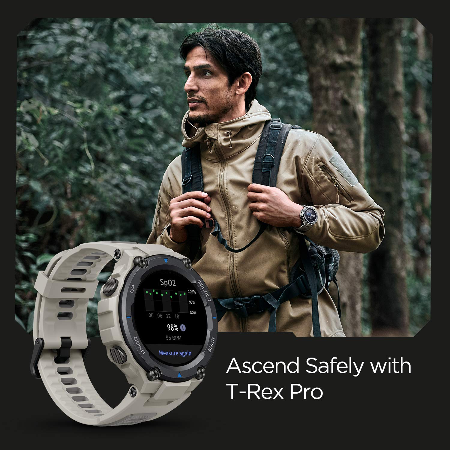 Amazfit Active Edge Rugged GPS Smart Watch 16 Day Battery