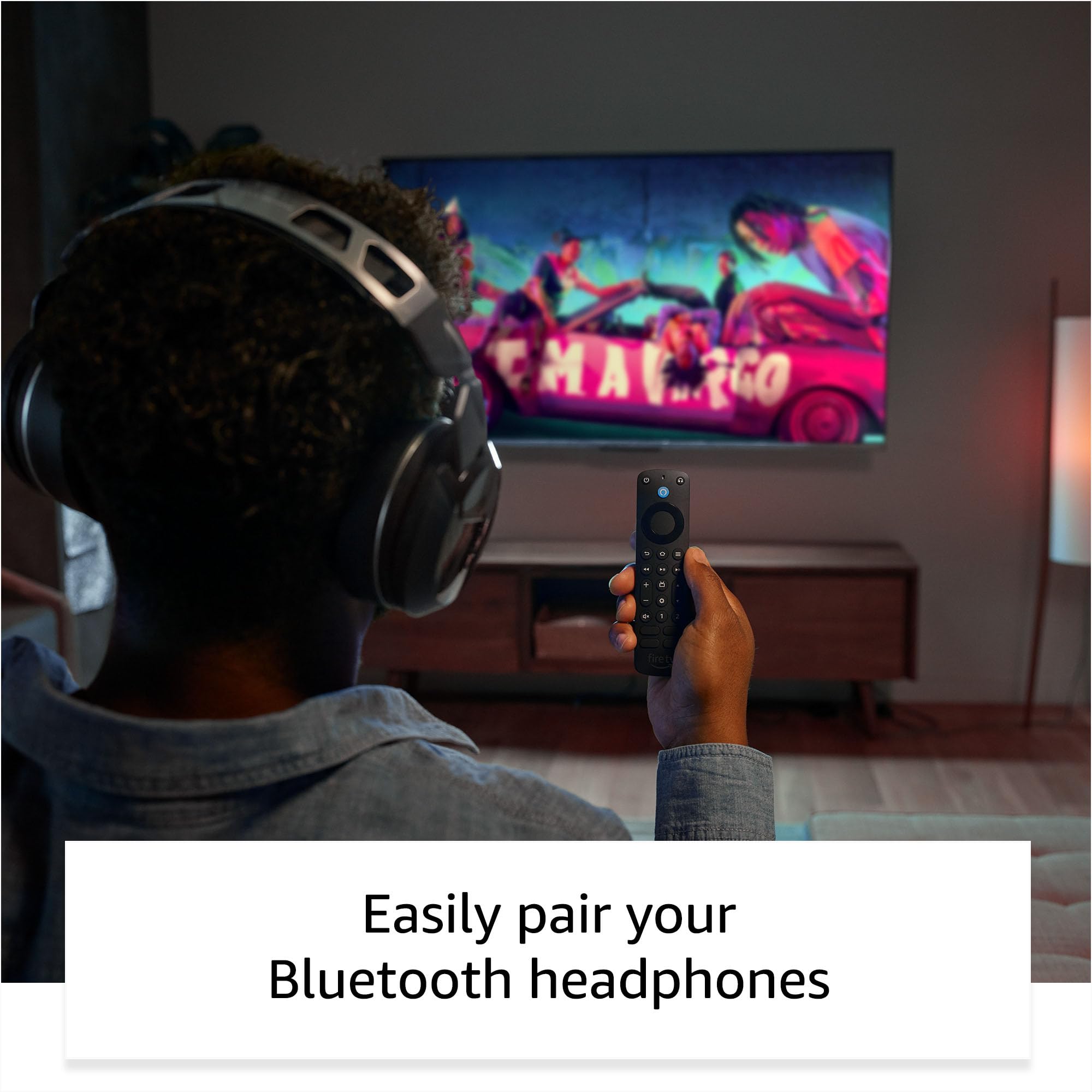 Amazon Fire TV Alexa Voice Remote Pro with Backlit Buttons