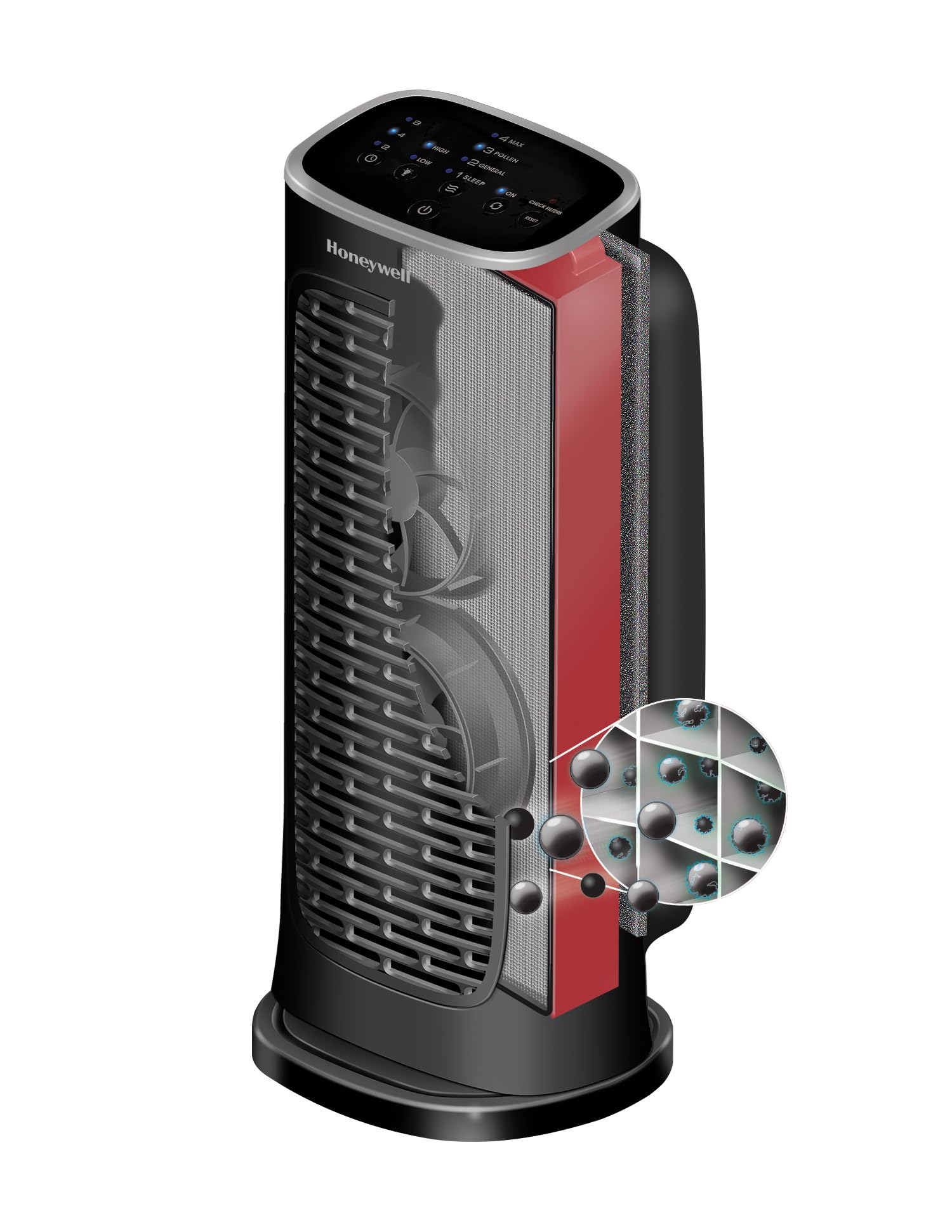 Honeywell HFD280 Air Purifier with Washable Filter
