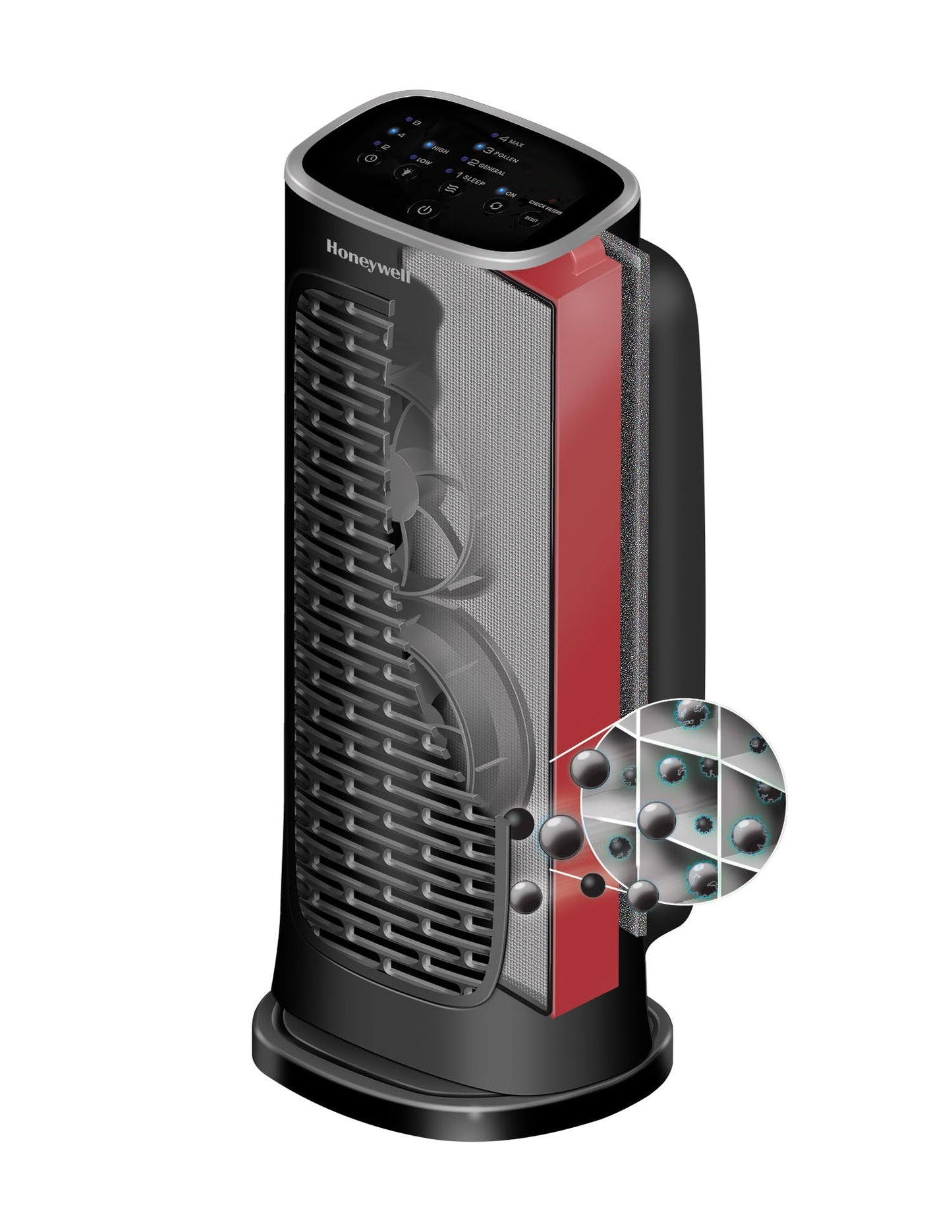 Honeywell HFD280 Air Purifier with Washable Filter