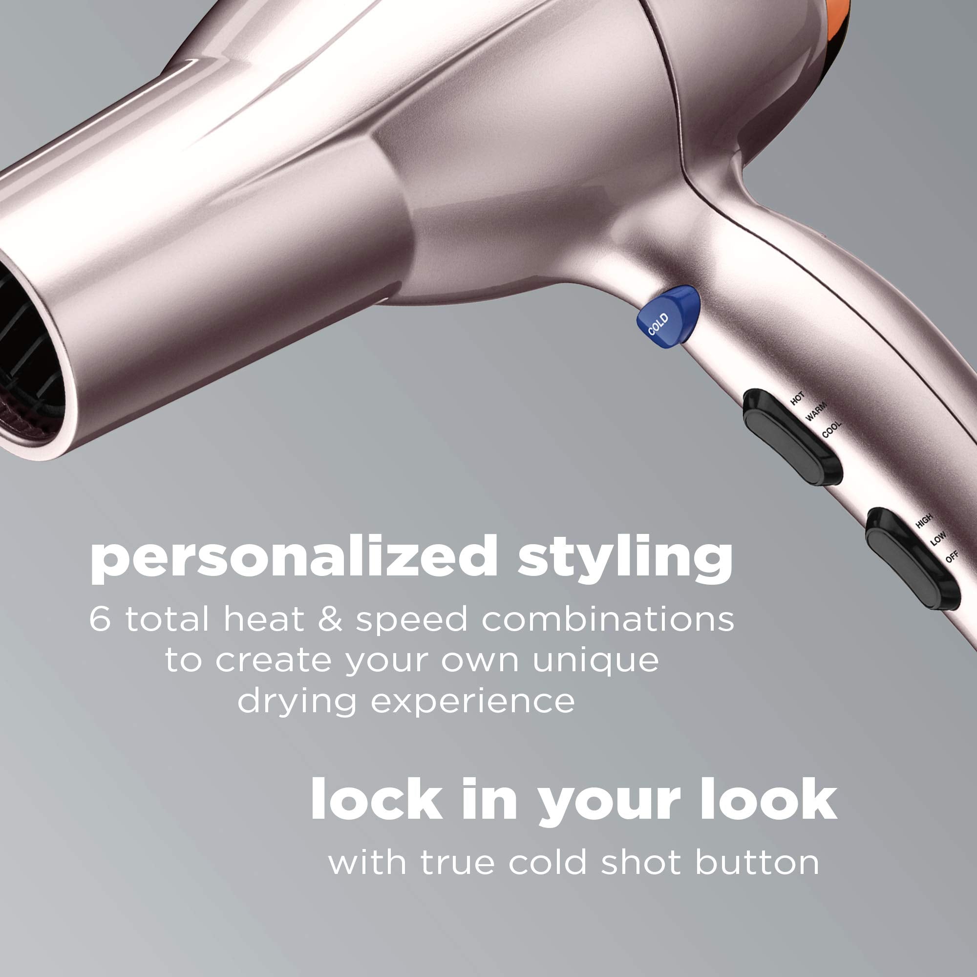 InfinitiPRO Hair Dryer With Diffuser For Faster Drying