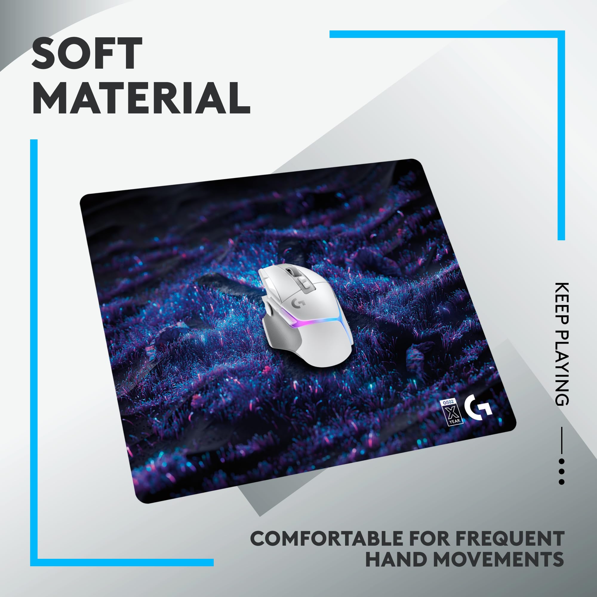 Logitech G840 XL Gaming Mouse Pad for Enhanced Comfort